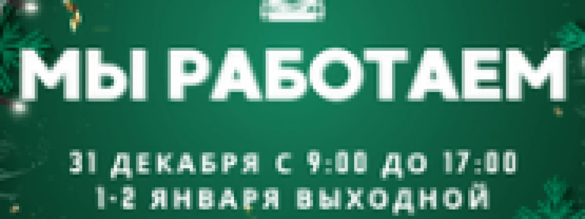 График работы в новогодние праздники 2024