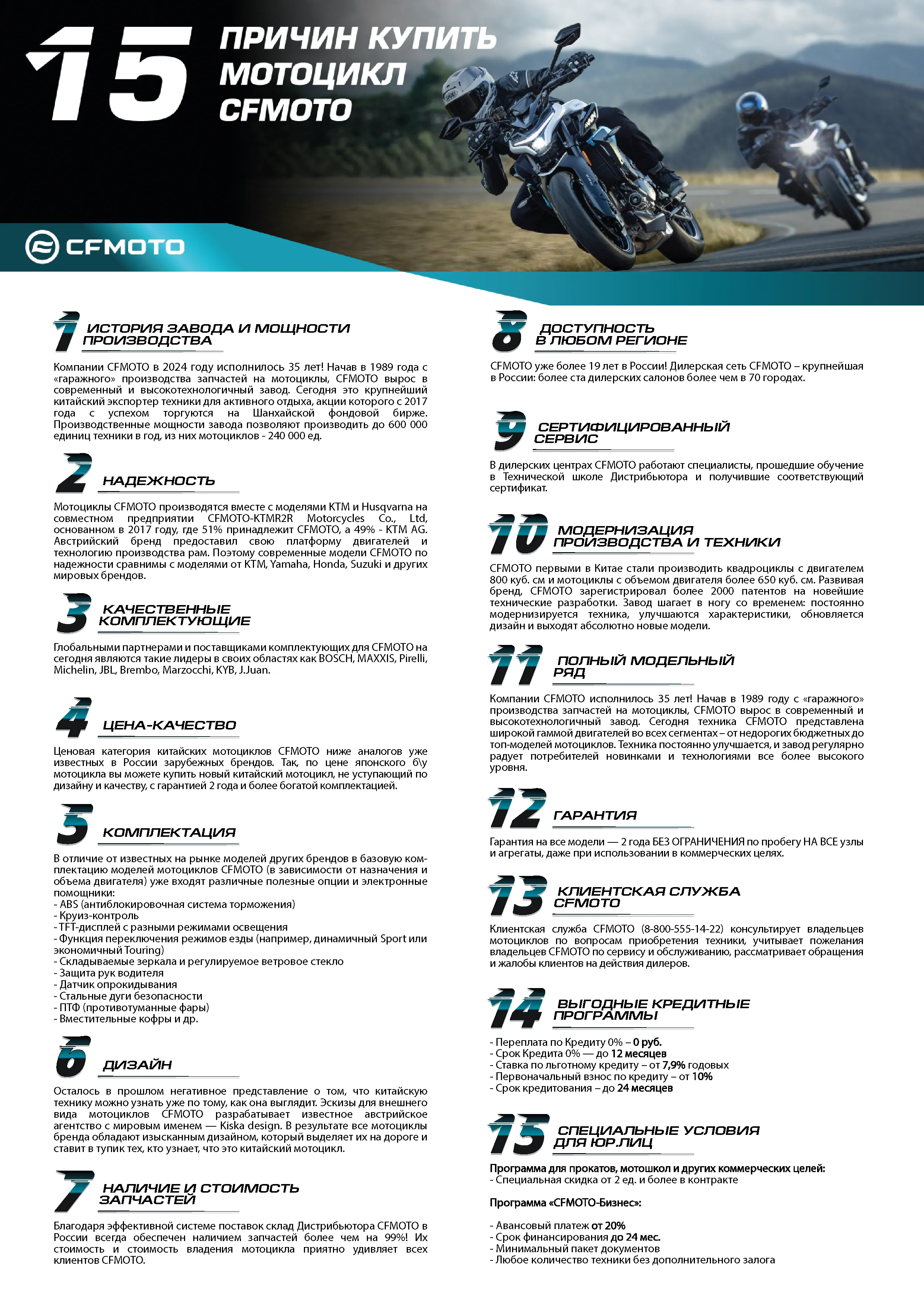 Мотоциклы CFMOTO