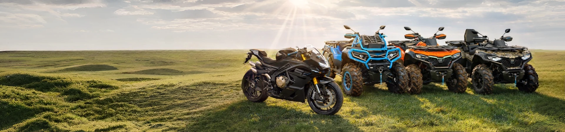 Попробуйте прежде чем купить Тест-драйв техники 750 SR-S, CFORCE 600 Advanced EPS, CFORCE 1000 EPS NEW, CFORCE 1000 MV