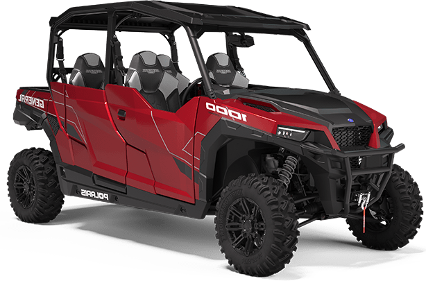Polaris GENERAL® 4 1000 Deluxe Sunset Red